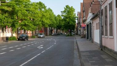Die sanierungsbedürftige &quot;Breite Straße&quot; in Celle